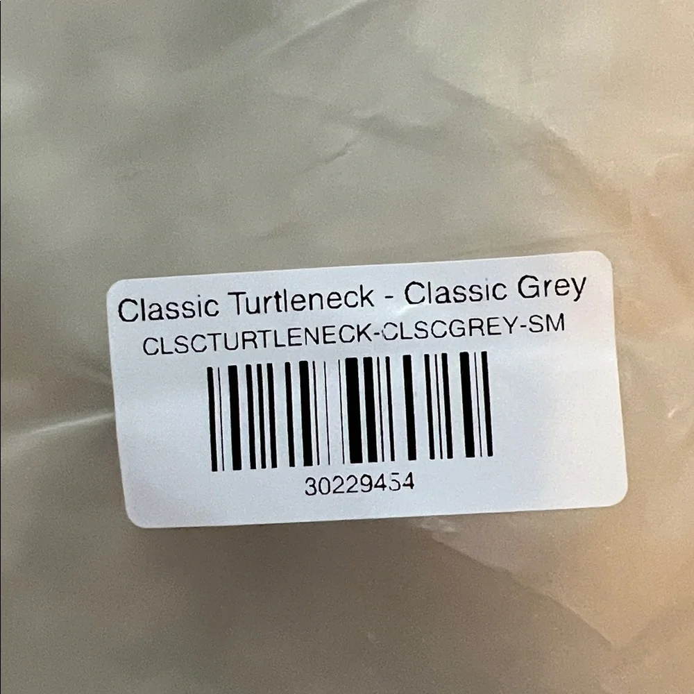 PARKE Classic Turtleneck - Classic Grey - S/M - NIB - Picture 3 of 4